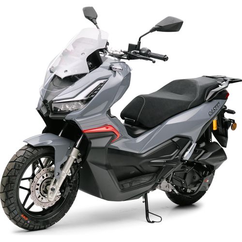 Motorroller Desert Grau 125 ccm ADV Kraftradtrad ABS Wassergekühlt Keyless Go