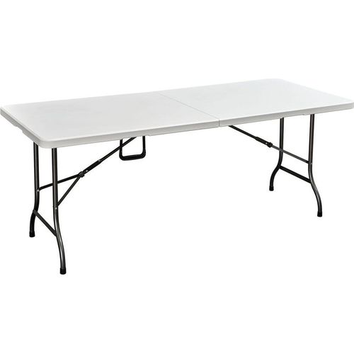 Gartentisch klappbar rechteckig GARDA-120 in weiß, B/H/T: ca. 180/74/75 cm