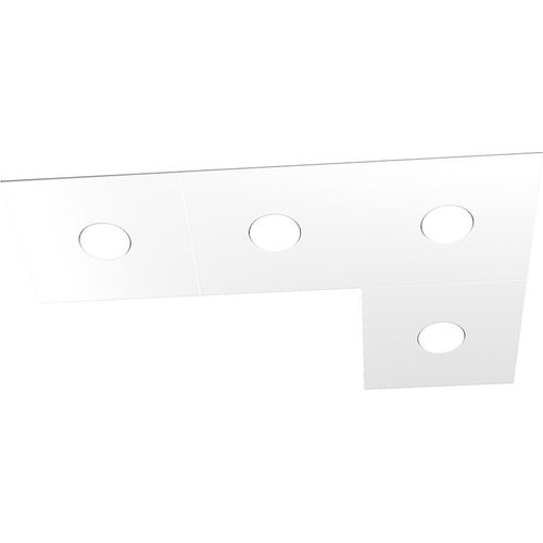 Exzentrische Metall Moderne Wandleuchte Weiß 4 Lichter Gx53