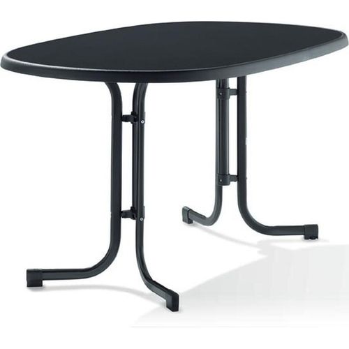 Klapptisch >Boulevard< in Schiefer anthrazit, mecalit®-PRO - 138x72x88cm (BxHxT)