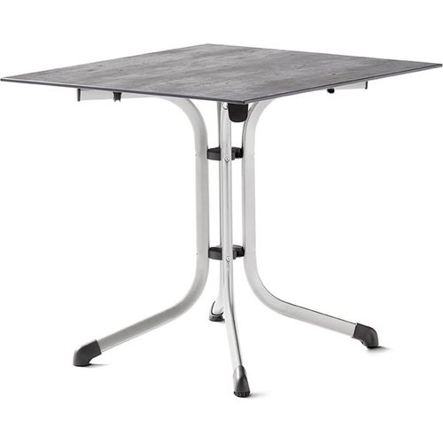 Klapptisch >Boulevard< in Beton hell, Polytec® - 80x73x80cm (BxHxT)