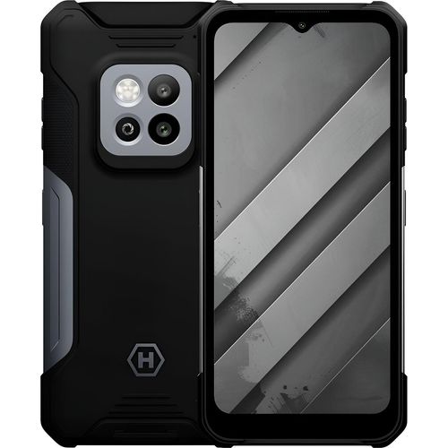 Hammer Construction 2 5G Smartphone - 128GB, 6GB RAM, Schwarz, Stoßfest