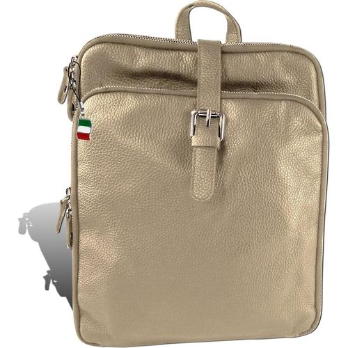 Cityrucksack taupe beige Florence Rucksack Leder D2ORM102N