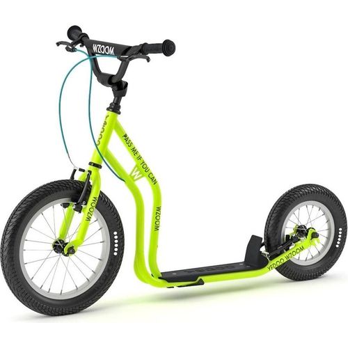 Tretroller Kinderroller Yedoo Wzoom 16/12 Scooter Roller Cityscooter lime