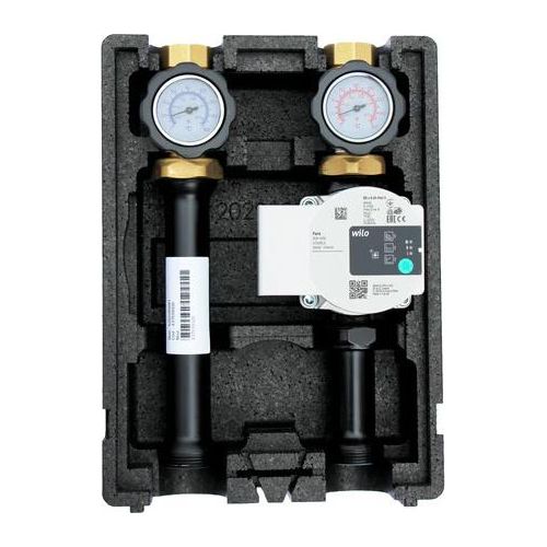 EcoMix Heizkreispumpengruppe direkt mit, Wilo Para 25/6 Hocheffizienzpumpe