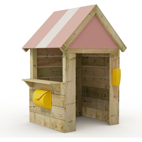 WICKEY Kinder Garten Spielhaus Hut mit Fenster - pastellpink