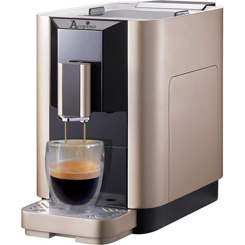 Acopino Venezia Kaffeevollautomat – Perfekter Espresso & Kaffee auf Knopfdruck ,champagne