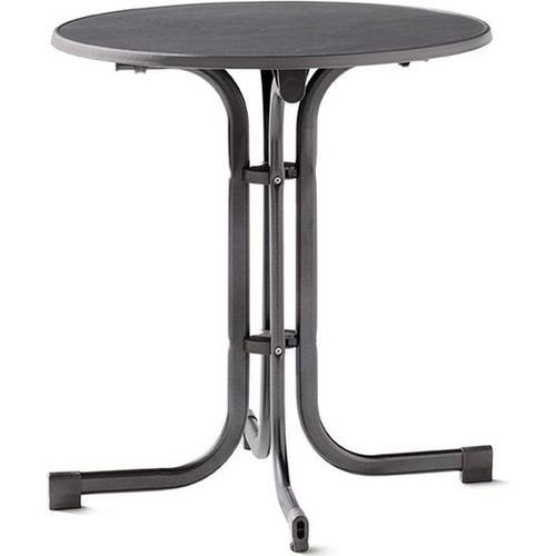 Klapptisch ></noscript>Boulevard< in Schiefer anthrazit, mecalit®-PRO - 72x68cm (HxD)