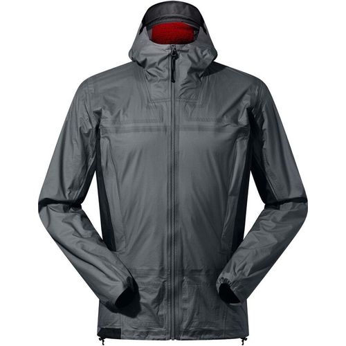Mtnguide Hyperalphashelljacket, Herren Hardshelljacke, M (50), GREY PINSTRIPE/JET BLACK, Berghaus
