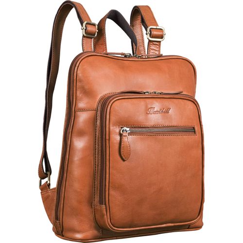 Benthill Rucksack Echt Leder Echt-Leder - Kurierrucksack Fahrradrucksack Trekkingrucksack - Damen Herren Rucksack - Lederrucksack