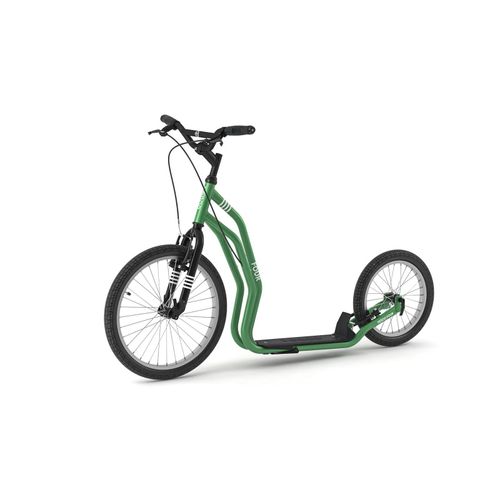 Tretroller Yedoo Numbers Four 20/16 Dogscooter Scooter Roller Cityscooter grün