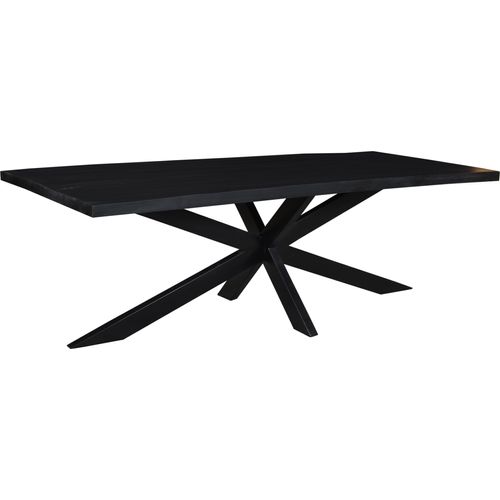 Tisch Kala Spider 240x100x76 cm Mangoholz Stahl Schwarz