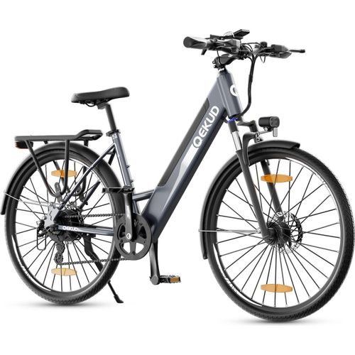 26M208 E-bike 26'' Trekkingrad E-Cityrad mit 36V Elektrofahrrad - grau