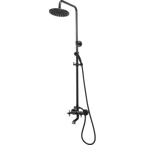 Duschsäule, Duschpaneele Retro Black 1
