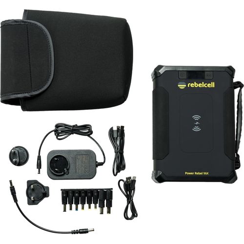 Rebelcell Powerbank Power Rebel 96000mAh für Tablet Smartphone Laptop Angeln