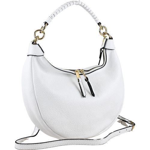 Schultertasche Lyon aus weichem Leder, Italy von collezione alessandro