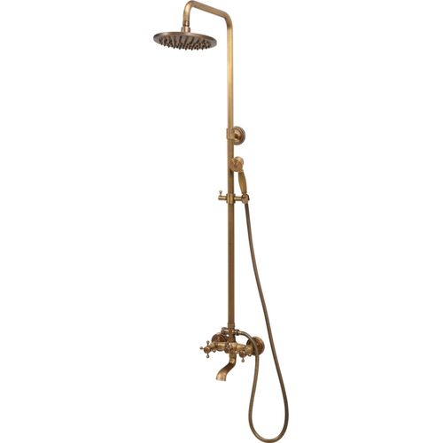 Duschsäule, Duschpaneel RETRO BRONZE, Duschsystem
