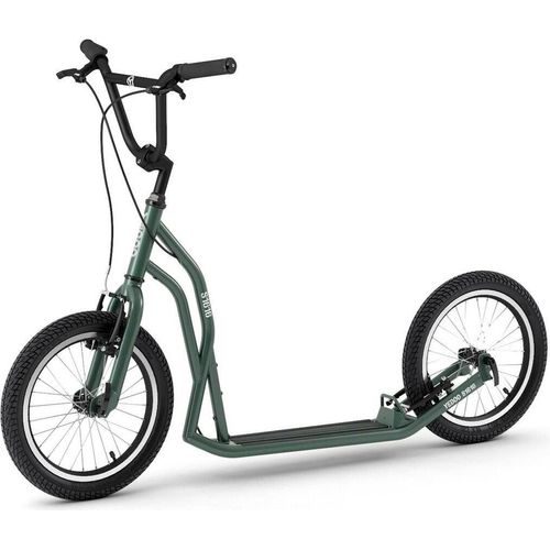 Tretroller Yedoo Steel S1616 Dogscooter Scooter Roller Cityscooter grün