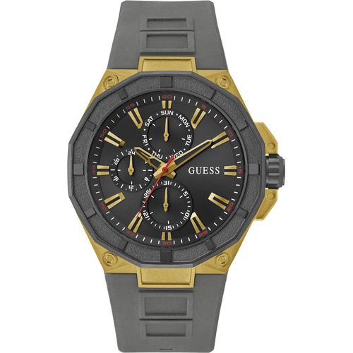 Guess Herren Multifunktionsuhr R2 Grau Gold GW0803G1