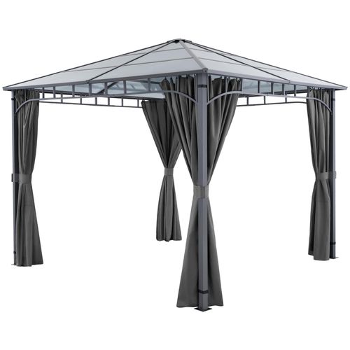Gartenpavillon Caracas mit Aluminiumgestell, pulverbeschichtet