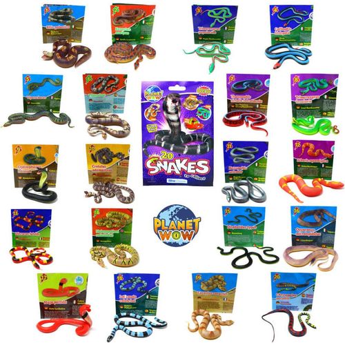 Blue Ocean Snakes Sammelfiguren 2024 - Planet Wow Figur Schlange - Alle 20 Figuren