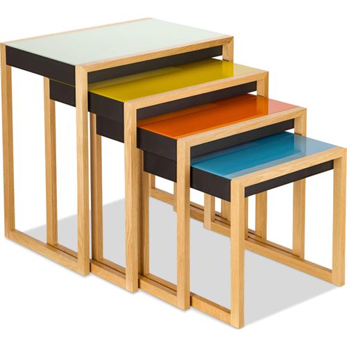 Josef Albers Nesting Tables Satztische, 4-er Set