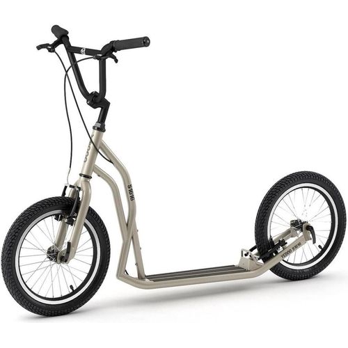 Tretroller Yedoo Steel S1616 Dogscooter Scooter Roller Cityscooter silber