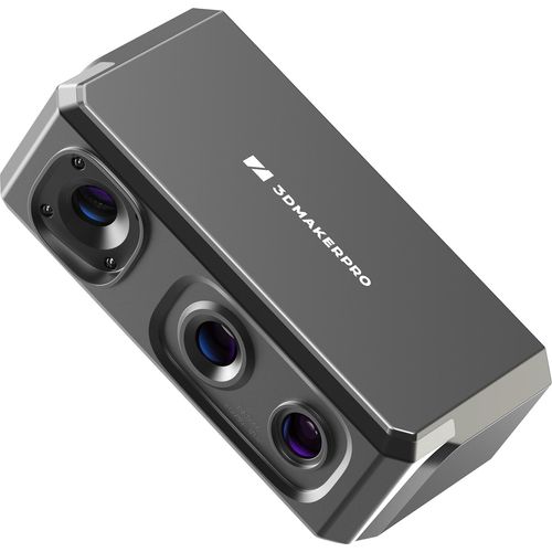 3DMakerpro Seal Lite 3D-Scanner 0,02 mm Genauigkeit, detaillierter Präzision, 10 FPS Scangeschwindigkeit, Anti-Shake ohne Markierungsscan