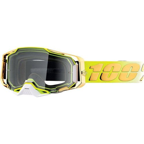100percent Armega Glasses Offroad-brille Gelb Clear/CAT0 Gelb Clear/CAT0