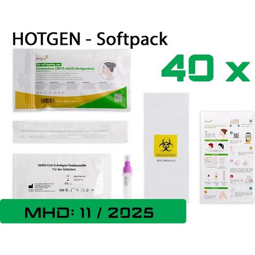 400x Stück - HOTGEN Antigen-Tests Selbsttest - MHD 10/2026 | CE 2934