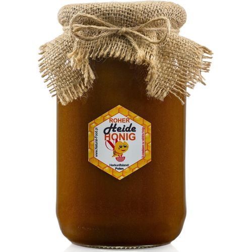 NATURAL FOOD Roher Honig - Direkt vom Imker - Roh Natürlich - Ungefiltert - Nicht Geschleudert oder Erhitzt - Geschenkidee - 11 KG - Heidehonig