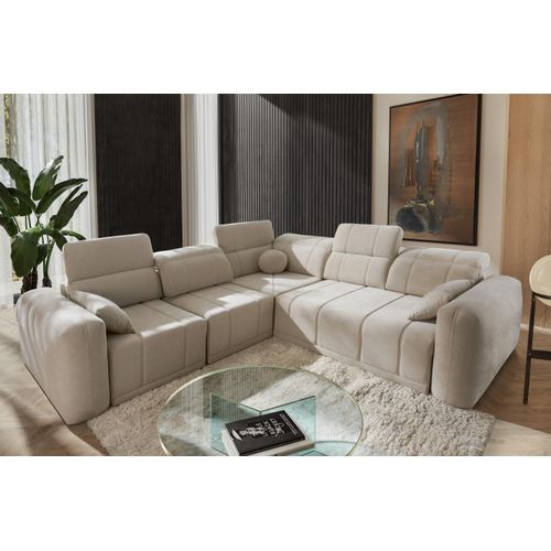 Wohnzimmer Eckcouch Sofa L-Form RAVELLO III Farbe wählbar IM Sofa