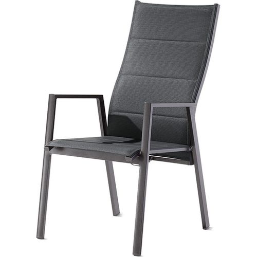 Gartensessel ></noscript>Navaro< in Eisengrau, Textilux® - 66x108x57,5cm (BxHxT)
