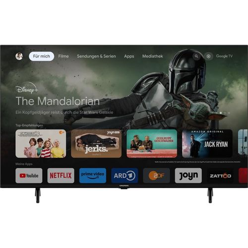 Grundig LED-Fernseher 55 GUB 7440 Q Schwarz 55 Zoll Smart TV