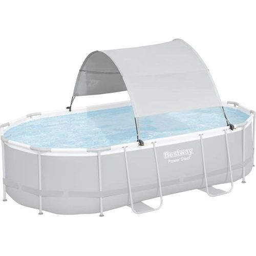Sonnendach für Aufstellpools Weiß