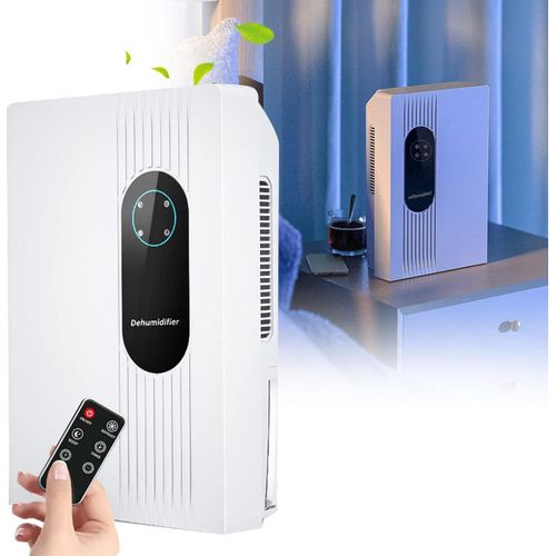 Touchscreen-Luftentfeuchter, Heim-Luftentfeuchter mit Fernbedienung, 2200 ml, tragbarer, leiser Luftentfeuchter mit 24-Stunden-Timer, automatische Abschaltung