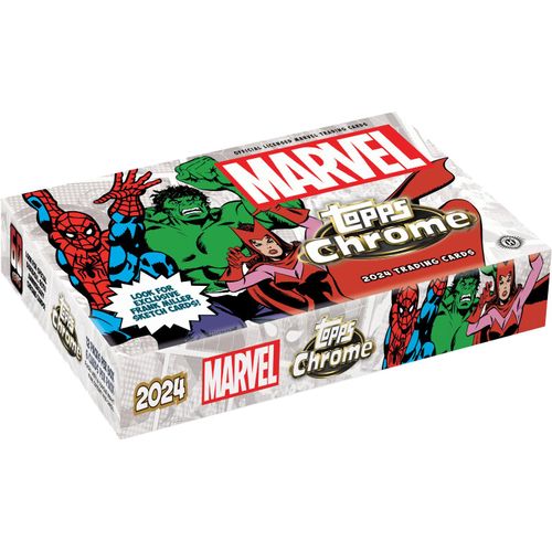 Topps Disney Marvel Chrome 2024 - Hobby Box - Comics Collection Sammelkarten