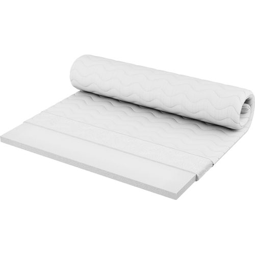 Kaltschaum-TOPPER H2 200x200x4 cm Weiß