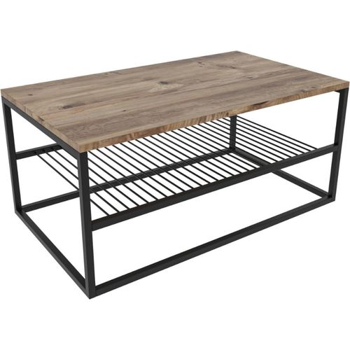 FACTORY Industrieller Couchtisch mit Regal