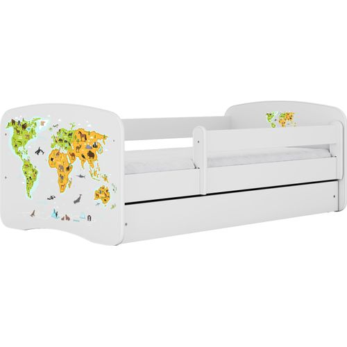 KINDERBETT Karte mit Schublade und Matratze 140/70cm