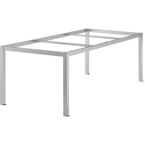 Tischgestell >Loft Polytec< in Graphit, Aluminium - 217x73x98cm (BxHxT)