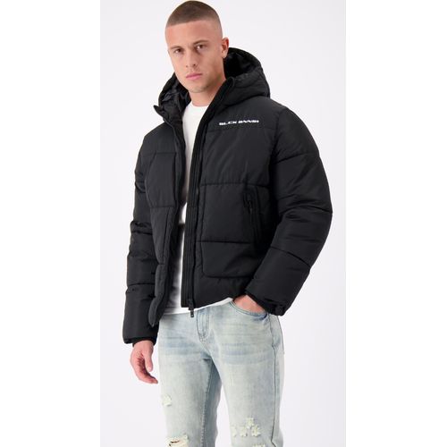 Black Bananas Block Puffer Jacke, Schwarz, L