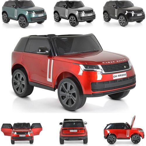 Moni Kinder Elektroauto Range Rover SUV metallic Fernbedienung Gurt EVA-Reifen rot