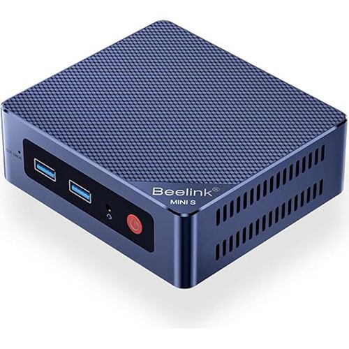 Beelink Mini S12 8-256 GB SSD Mini Pc Windows 11 - Desktop Mini Pc - Desktop Computer - Mini Computer - Neue Kühlung - Energie effizient - 256 GB SSD