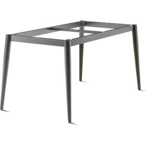 Tischgestell >Loft Polytec< in eisengrau, Aluminium - 140x73x70cm (BxHxT)