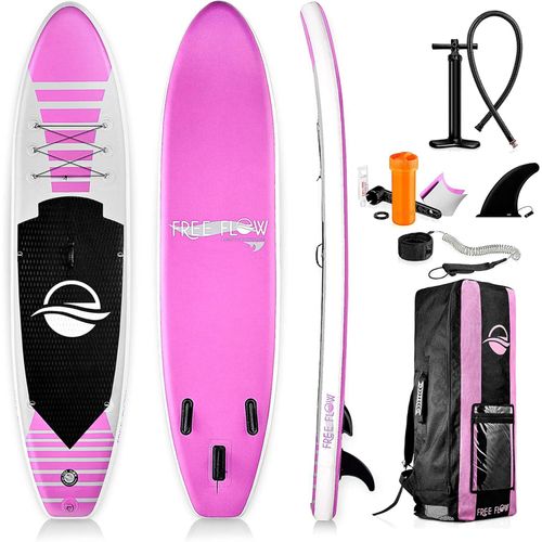 SereneLife Stand Up Paddling Board Set, SUP Board Komplettes Zubehör, Stand Up Paddle Board für Kinder & Erwachsene, Surfbrett & Tragetasche