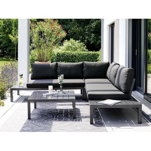Gartenlounge-Set ></noscript>Cordoba< (4-teilig) in Grau, Aluminium - 250x65x250cm (BxHxT)