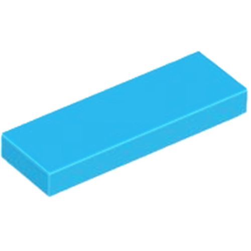 Lego® 1x3 Fliesen 63864 - 250 Stück Dunkles Azurblau