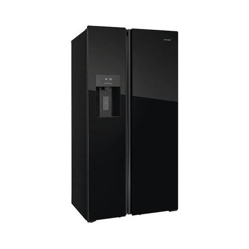 Concept LA7691BC, Freistehend, Amerikanische Tür, Schwarz, LED, Berührung, 543 l