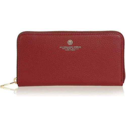 Geldbörse A.G.Spalding&Bros. Uni Rot Leder